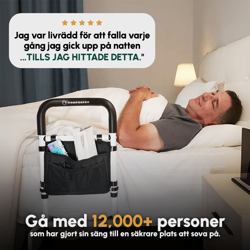 Komfortens Sängräcke - Gör Sängen Till En Säkrare Plats - Komforten