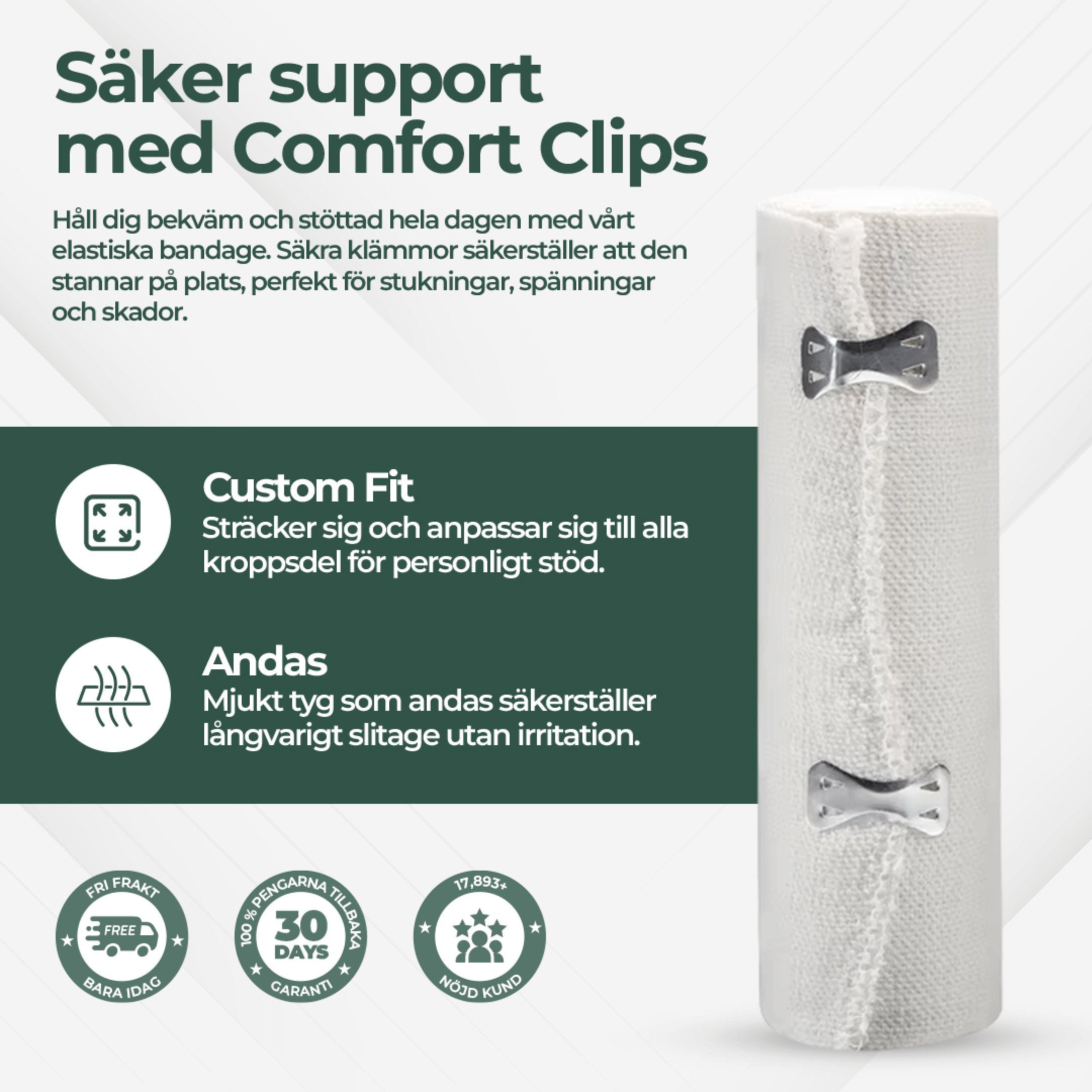 Stödbandage för Knä, Fotled och Andra Områden - Komforten