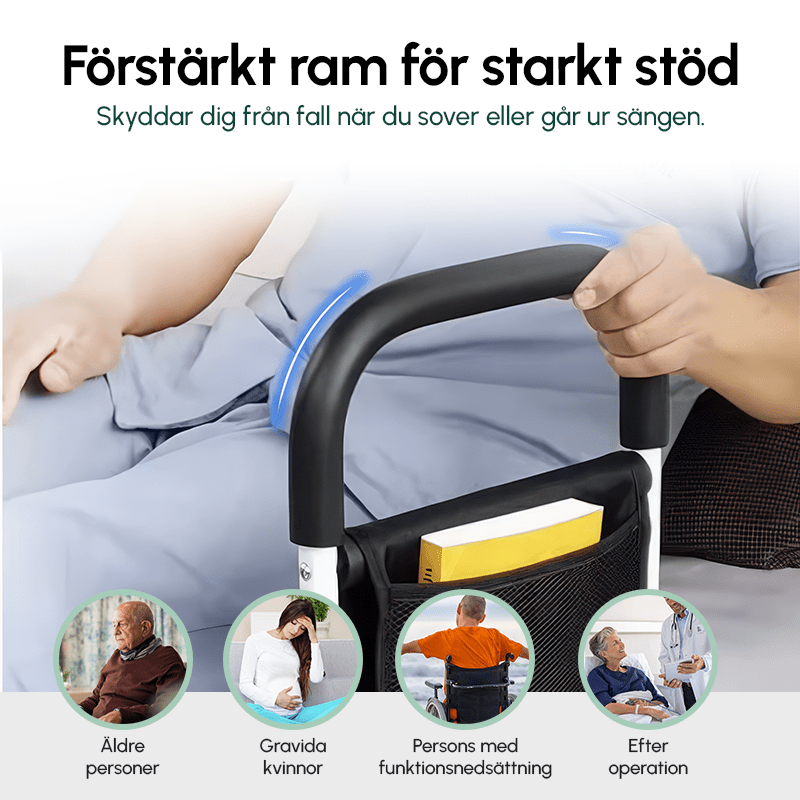 Komfortens Sängräcke - Gör Sängen Till En Säkrare Plats - Komforten