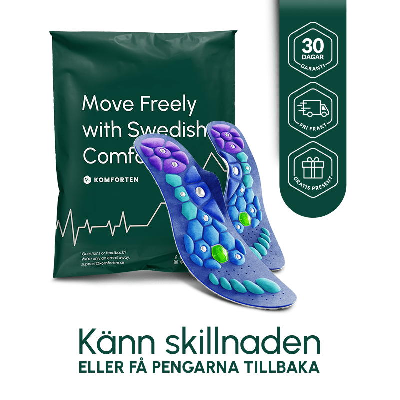 Magnetiska Akupressur Sulor – Friska, Smärtfria Fötter Med Varje Steg - Komforten