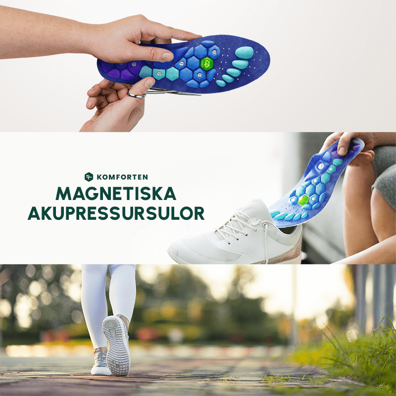 Magnetiska Akupressur Sulor – Friska, Smärtfria Fötter Med Varje Steg - Komforten